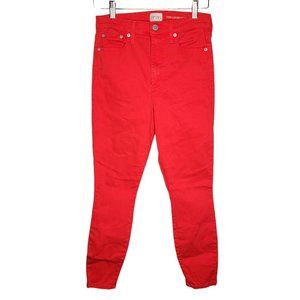 Alice +‎ Olivia Size 29 Bright Red Women's Skinny Denim Jeans